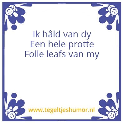 Tegeltje: Lieve Gerard