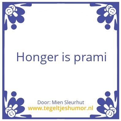 Tegeltje: Prami