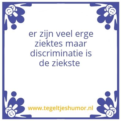 Tegeltje: ziek zijn