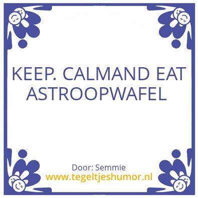 Tegeltje: Bas