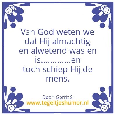 Tegeltje: Ik ben Gerrit