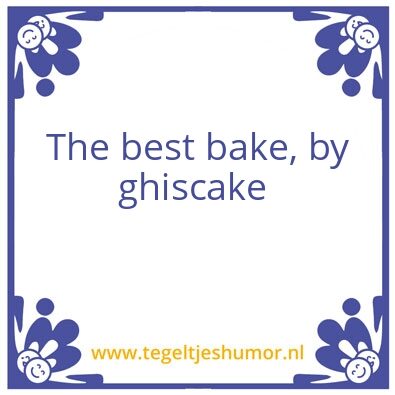 Tegeltje: Cupcake