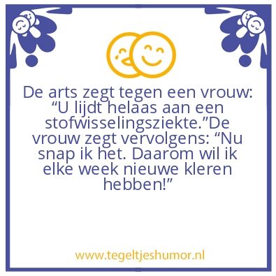 Tegeltje: Stofwisseling