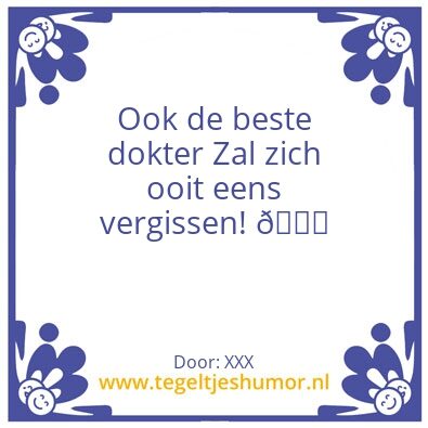 Tegeltje: XXX