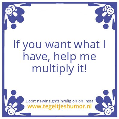 Tegeltje: My Kingdom.