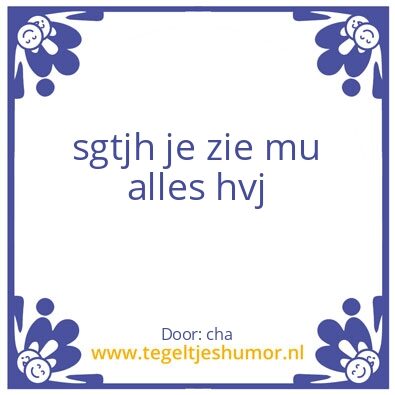 Tegeltje: keppe