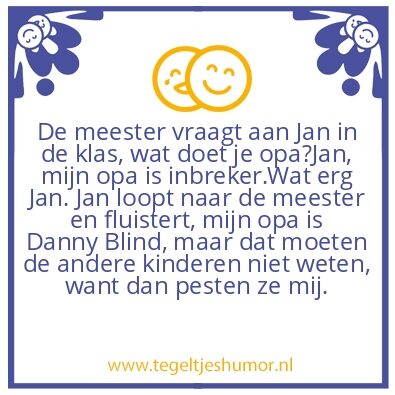 Tegeltje: oranje