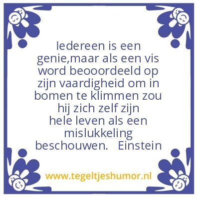 Tegeltje: De waarheid