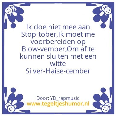 Tegeltje: YD