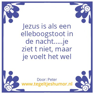 Tegeltje: Jezus