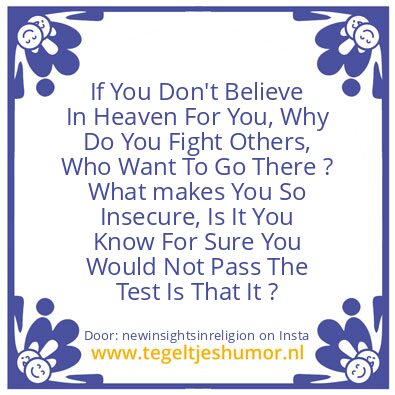 Tegeltje: What ? Test ?