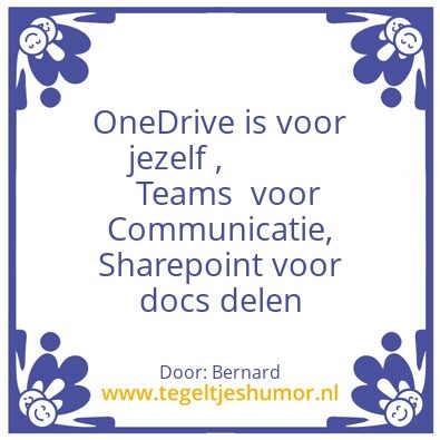Tegeltje: Niet origineel, klopt wel