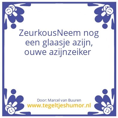 Tegeltje: Aria Hoek