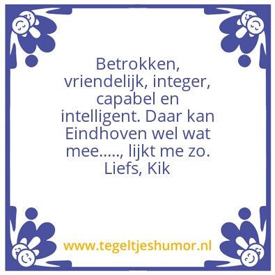 Tegeltje: tekst