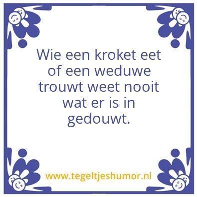 Tegeltje: Kroket