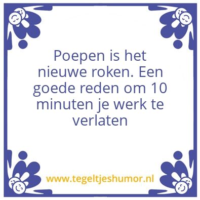 Tegeltje: ja dag