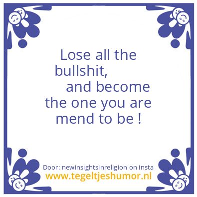 Tegeltje: Now You Know
