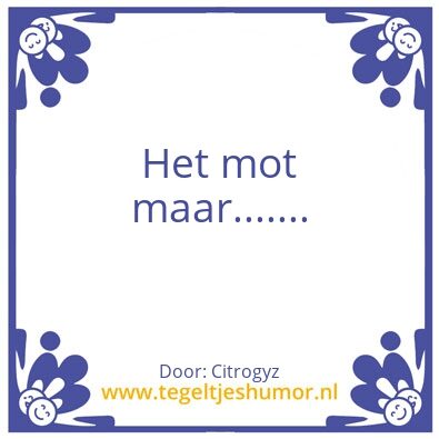 Tegeltje: Citrogyz
