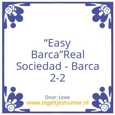 Tegeltje: Barca