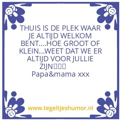 Tegeltje: Richard en Dinand