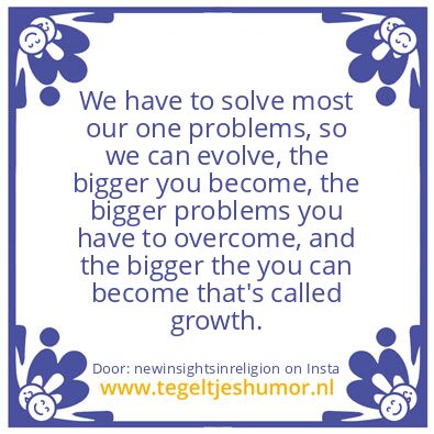 Tegeltje: We are One.