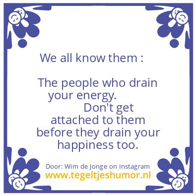 Tegeltje: We all know them :