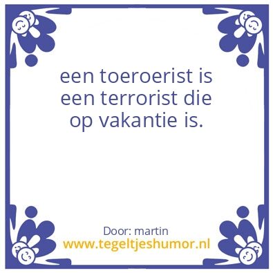 Tegeltje: martin