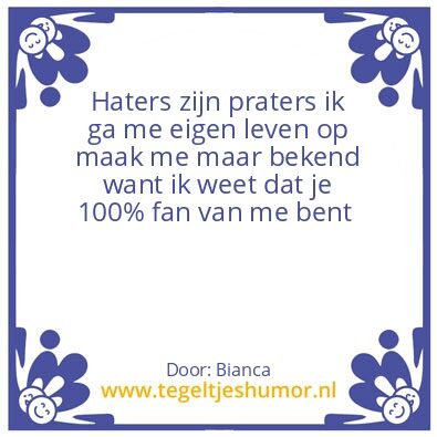Tegeltje: Bianca