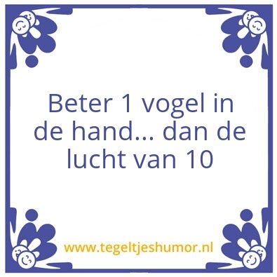 Tegeltje: Lucht