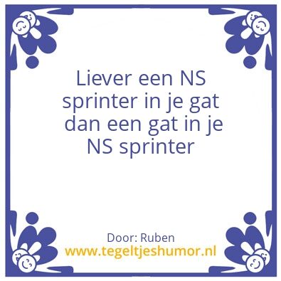Tegeltje: Ruben