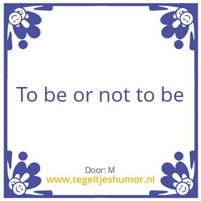 Tegeltje: M