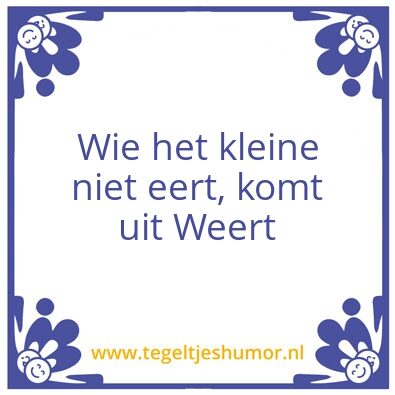 Tegeltje: Weert