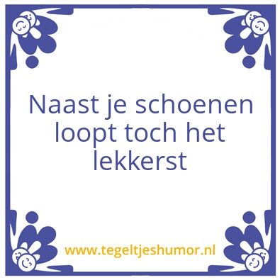 Tegeltje: Vrij naar Wammerdts