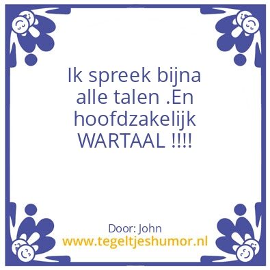 Tegeltje: Talenknobbel