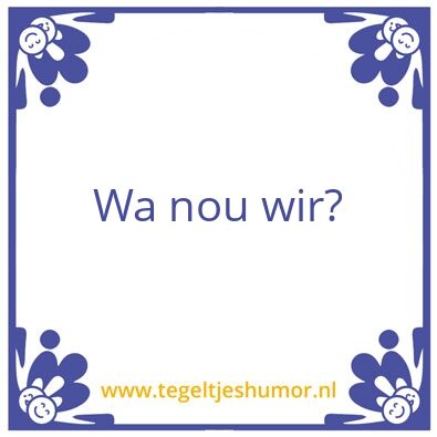 Tegeltje: Tinus