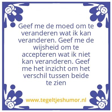 Tegeltje: Wijsheid