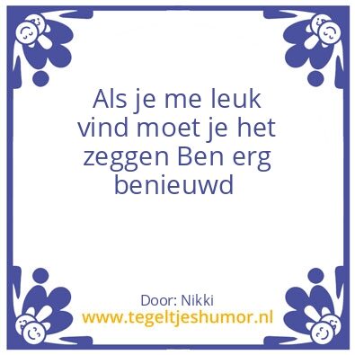 Tegeltje: Liefde