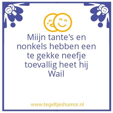 Tegeltje: Familie humor