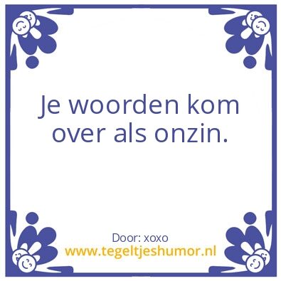 Tegeltje: niet gepijnigd