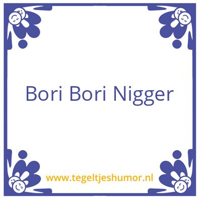 Tegeltje: biem