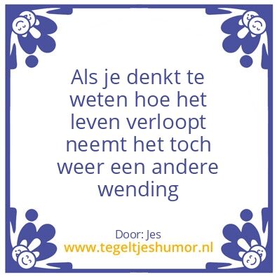 Tegeltje: Jes
