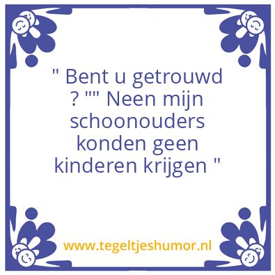 Tegeltje: Getrouwd