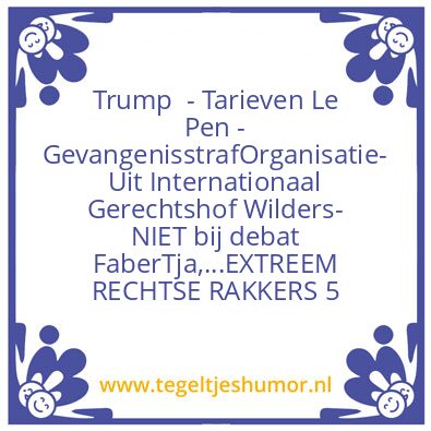 Tegeltje: EXTREEM RECHTS