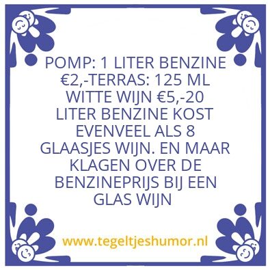 Tegeltje: Stelling