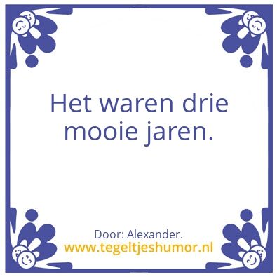 Tegeltje: Tijmen