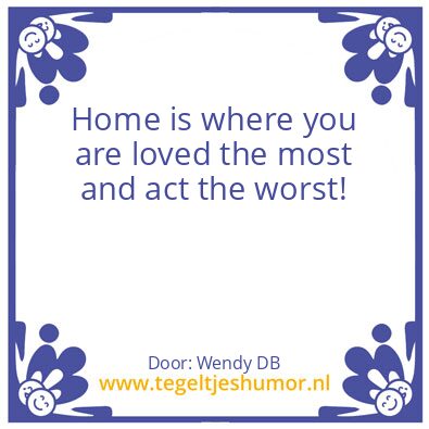 Tegeltje: True love