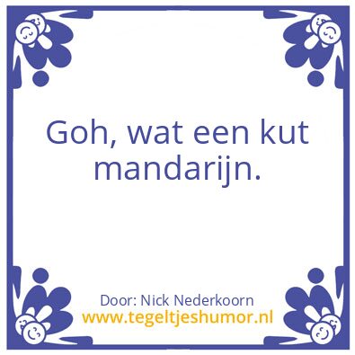 Tegeltje: 3 april 2025