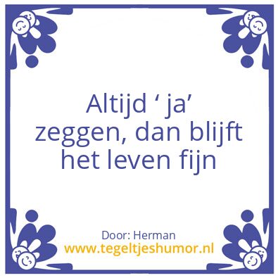 Tegeltje: Herman