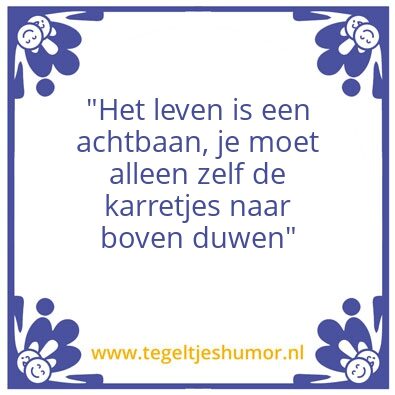 Tegeltje: Achtbaan