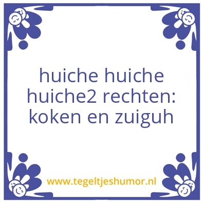 Tegeltje: poep